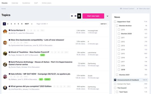 The new control to hide the Fluid view's sidebar