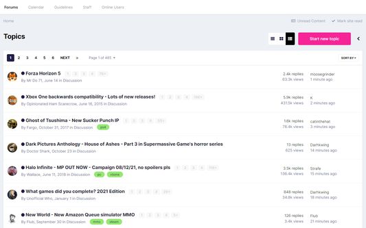 The Fluid view' with the sidebar hidden