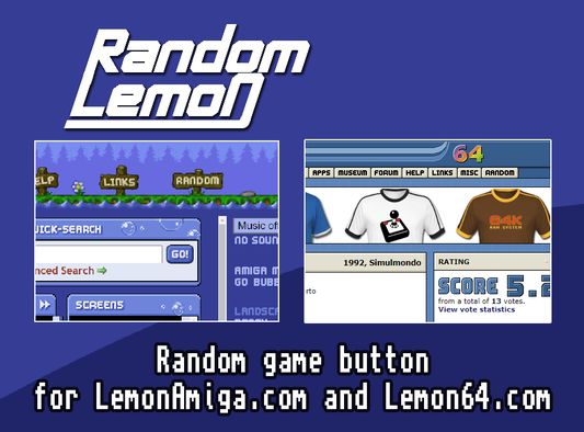 Extension is compatible for both LemonAmiga.com and Lemon64.com