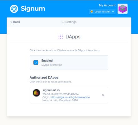 DApp Permission Management