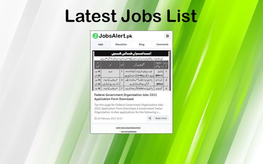 Jobs Screenshot