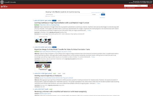 Videos have been added to all relevant research papers appearing in the search overview.