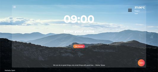 Landing page