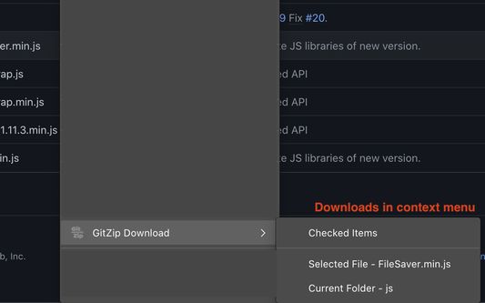 Choose one of downloads in context menu.