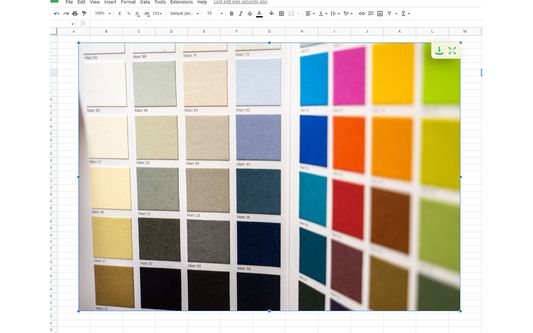image zoom/download functionality on google spreadsheets