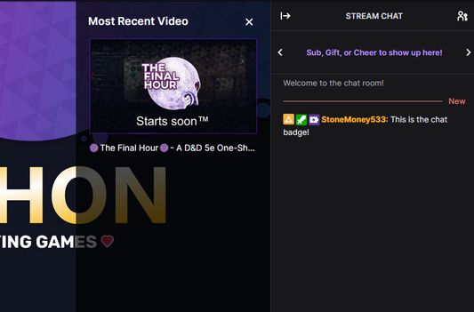Chat badge example