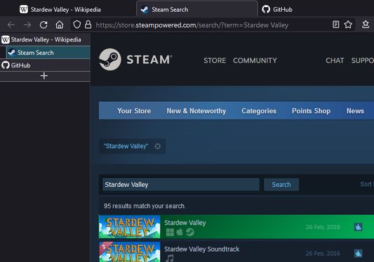 Search on Steam