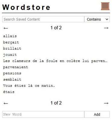 Store words or phrases, for example: when learning languages!
