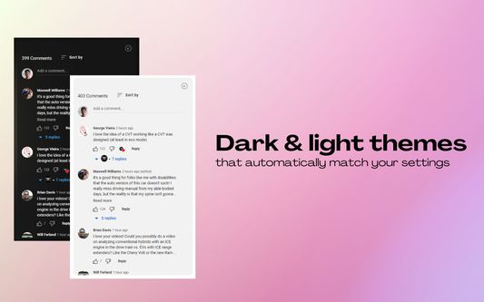 dark & light themes