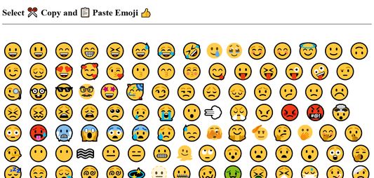 Collection of 1000s of Emojis.