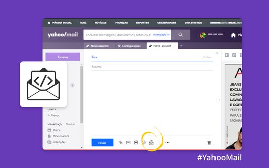 button-icon injected on yahoo