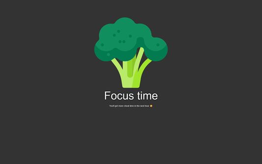 Focus time splash screen