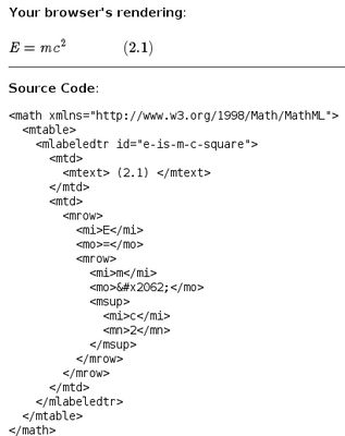 Equation labeling with <mlabeledtr>