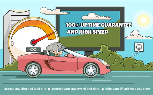 100% utpime and high speed guarantee