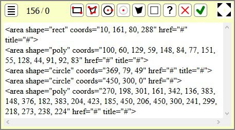 Display the coordinates of the map