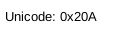 Display in the top-left corner as you enter the Unicode value. (Version 2.1)