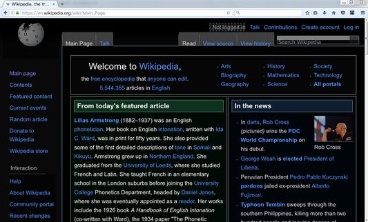 wiki screen shot