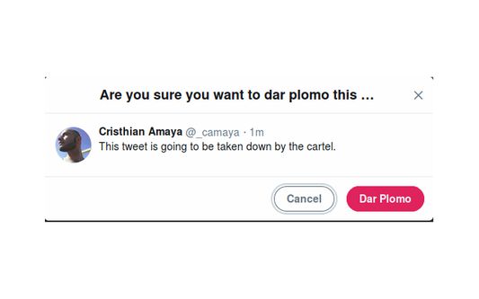 Confirm tweet deletion.