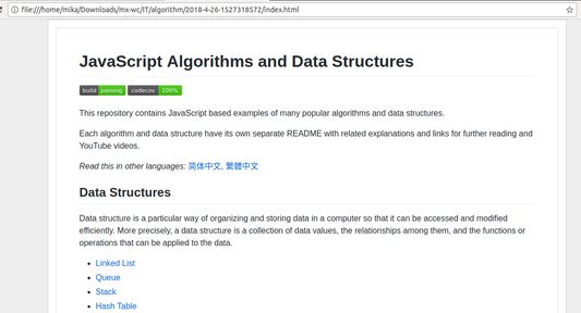 step4: when download finished. click index.html to see the result.