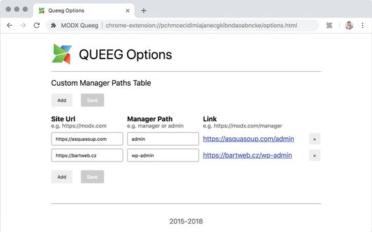 Options for custom manager paths