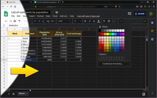 Google Spreadsheets