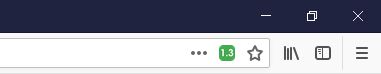 Address bar indicator