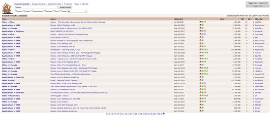 Single-line listings, Month numbers to names, Torrent file download