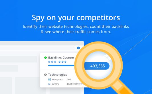 Spy on your competitors