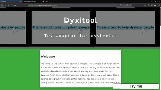 All fonts are changed to OpenDyslexic, an award winning aid for people with dyslexia.