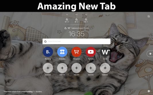 Amazing new tab