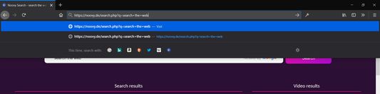 Added search option for Noovy Search