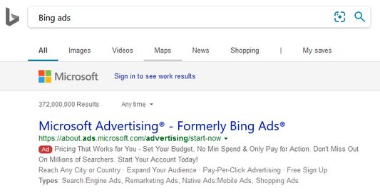 Ad result now stand out and can be easily identified.