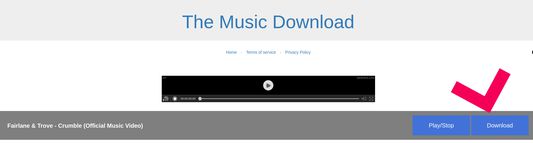 Click the option to download the music