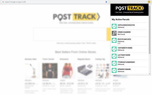 Post Track (Universal Parcel Tracking)