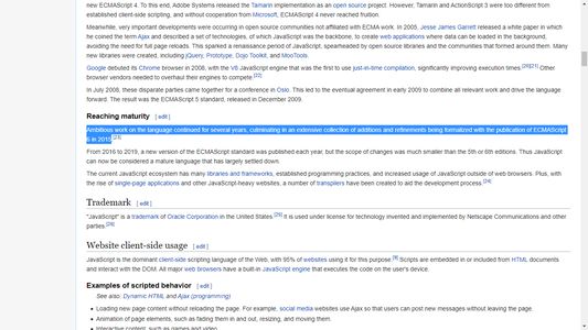 Opening the URL, page is automatically scrolled down to selected text