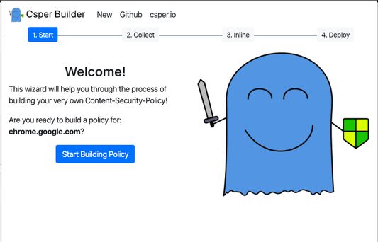 Content Security Policy Csper Builder Get Started