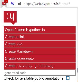 You can decide wether you wish Hypothesify show the number of public annotations on any webpage you visit (number in the badge) or not (for privacy reasons).