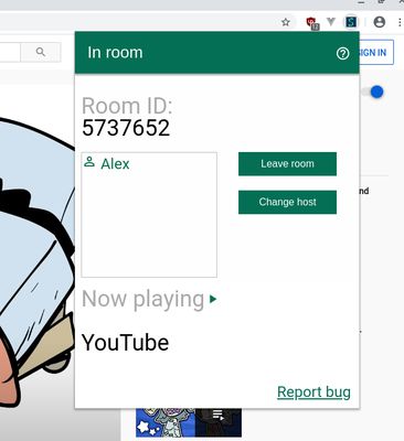 One person in a room