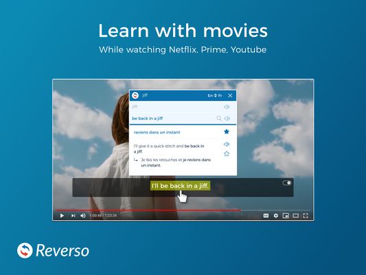 Learn with movies
Directly from your browser