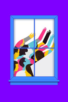 The Mozilla Manifesto illustration through the window