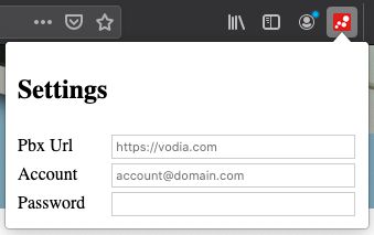 Easily log into the Vodia PBX using your credentials.