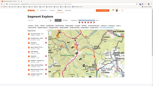 Strava Segment Explore