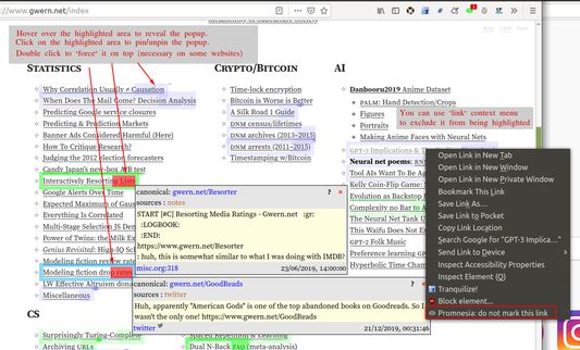 Extension can marks links that you're already visited for a more efficient information processing workflow