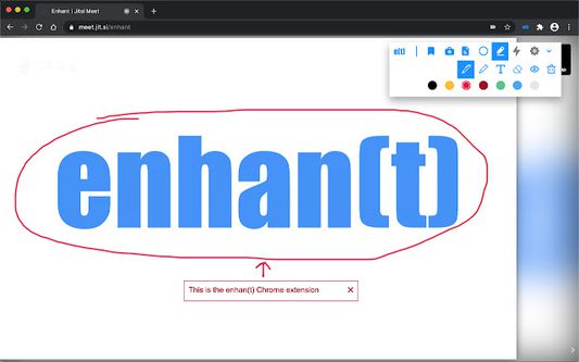 Annotate using enhan(t).