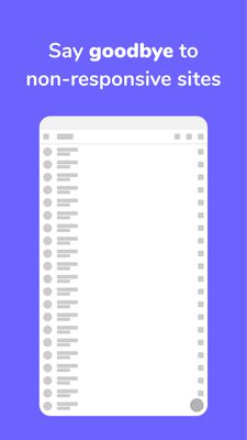 Say goodbye to non-responsive sites.