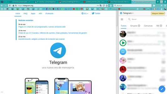 Telegram Sidebar.