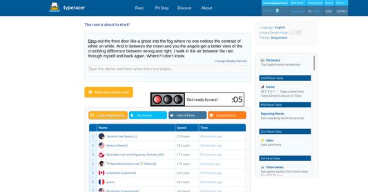 What a race looks like