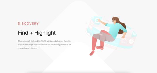 Highlight words from a subculture dictionary created by ChanScan.