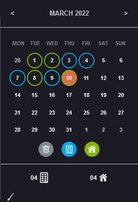 Black theme screenshot
