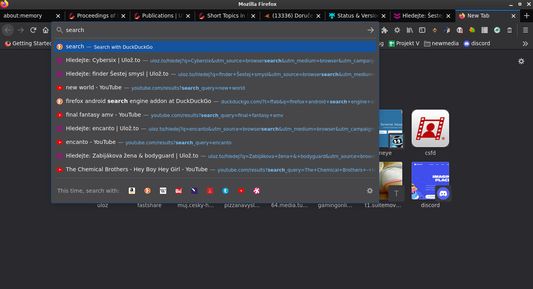 Addon in action - firefox window.